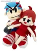 Plush Dolls 1/2 Friday night Funkin plush toy boyfriend tank man sky plush character stuffed doll sleep gift Q240227