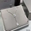 necklaces messikas jewlery designer necklace for woman Messikas Cold Wind Full Diamond Necklace for Women Light Luxury Rock Sugar Water Drops Small and Popular Netw