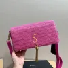 Sac à bandoulière en lin de luxe pour femmes, sac messager de styliste en raphia, Hobo, mini sacs à main tissés, sac à main de soirée, fourre-tout de mode, pochette en paille, sacs de plage