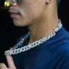Hurtowa cena bioder biżuteria Naszyjnik fabrycznie panyu mrożony CZ Diamond Fashion Cuban Link Cain Design