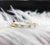 Lab Grown Diamond 07ctw Baguette Cut Moissanite Wedding band Solid 14k Yellow Gold DF Color Excellent Cut For Women X2202146448582