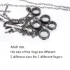 Keychains Adult Kids Kurapika Chains Bracelet Cosplay Cool Five Finger Rings Rapers Full-five Fingers Fashion Jewelry 2024227