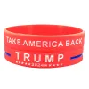 Pulseiras Trump Keep America Great for President 2024 Silicone Inspirador Motivacional Menina Menino Unissex Pulseira American Donald Vote Star Striped Bangles