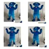 Costume da mascotte di Halloween per feste Personaggio dei cartoni animati Vendita Supporto Personalizzazione Drop Delivery Costumi di abbigliamento Dhno2