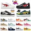2024 New Designer Low Sk8 Shoes Men Women Casual Shoes Leather Patchwork Breathable Dlive Chartreuse LightYellow Men's and Women's Outdoor Sports Walking Shoes