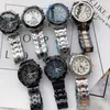 EFR539 Quartz Man Watch 44mm 316L Stainless Steel Band 50m Waterproof for Christmas New Year Birthday Gift X003249C