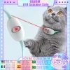 Juguetes OSUDM Juguete automático para Gatos, Collar para Gato con láser Inteligente, Carga USB eléctrica, Juguetes Divertidos para Gatitos, Entrenamiento Interactivo, artículos para Mascotas