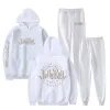 Jelly Roll Backroad Dop Tour Tracksuit Men Set mode Sporting Suit Hooded Sweatshirt+Sweatpants 2 Pieces Set Men Clothing