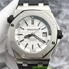 Brand Watches Audemar Pigue Epic Royal Oak Offshore Series Mens Watch 15710ST Date Display Function 300 meters Depth 42mm Automatic Mechanical Watch HB FETO
