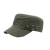 Ball Caps Men Summer Peaked Hat Solid Color Flat Top Wide Brim Adjustable Sun Protection Sunscreen Breathable Camping Baseball