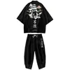 Abbigliamento etnico Big Size 5XL 6XL Kimono Cardigan Pantaloni Suit Uomo Novità Stampa Samurai giapponese Allentato Yukata Stile cinese Streetwear