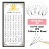 Eyelashes 5cases/lot Sell beautiful 816mm & mix length faux mink fluffy eyelashes vendor c/d curl false korean synthetic eye lash cases