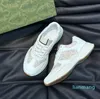 Дизайнерская обувь Leather Trainer Модные спортивные кроссовки Chaussures на платформе высокого качества бренда 024