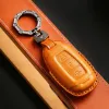 3 5 Button Car Key Cover Fob Leather Case Shell for Hyundai Elantra I20 I30 IX35 IX25 Grandeur Accent Solaris Sonata Palisade