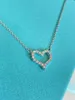 Pendant Necklaces 925 Sterling Silver Love Series Popular Diamond Clavicle Necklace Valentines Day Designer Jewelry 2023 New H24227