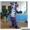 SPRZEDAŻ MASCOTA ŚWIĘTE Piękny Tiger Animal Cartoon Cartoon Costume Christmas Fancy Dress Halloween Drop Relivery Costume Dh0p9