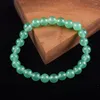 Link Armbanden Esthetische Natuurlijke Chalcedoon Steen Rode Jade Aquamarijnen Kralen Armband Luxe Vrouw Sieraden Reiki Healing Elastic Bangle Gift