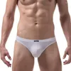 Mutande Comode Biancheria Intima di Base da Uomo Slip Ultra Sottile e Traspirante Custodia per Pene Sexy Uomo Gay Lingerie Vedere Attraverso Le Mutandine