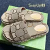 2024 Fashion Slide Sandals tofflor för män Kvinnor Hot Designer Unisex Beach Flip Flops Slipper