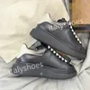 2024 Luxury Men Women Americas Skórzane trampki Wysokiej jakości skórzane teranerzy Plase Treners Black Mesh Lace Up Casual Buty na zewnątrz Buty sportowe XSD230411