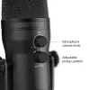 Microfoons FIFINE USB-opnamemicrofoon Computerpodcastmicrofoon voor pc/PS4/Mac Vier pickuppatronen voor zang Gaming ASMR Zoomclass (K690)
