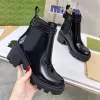 2024 nouveau printemps et automne femmes mode Martin bottes en cuir noir fermeture éclair botte belle designer confortable travail bottes courtes