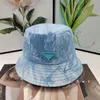 Chapeaux de seau de teinture par nouage de styliste pour femmes, casquettes de lettres de mode pour hommes, protection solaire d'été, chapeaux pour femmes