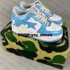 Women abathing Ape Sk8 Low Shoes Size 13 White Chaussures Casual Schuhe Eur Running Trainers Us 12 Green
