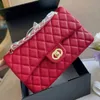 Borsa di design borsa di marca di lusso personalizzata Borsa a mano Pelle di vacchetta catena oro o argento Borsa a spalla inclinata nera rosa e bianca 025