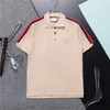 Tasarımcı Polo Gömlek Erkekler Lüks Polo Sıradan Erkekler Polo T Shirt Yılan Arı Mektubu Baskı Nakış Moda Yüksek Sokak Erkek Polos M-XXXL 1G