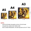 Puzzles Sunflower Elephant Wooden Puzzle Creative Funny Christmas Halloween Gift For Family Friends Handmade OrnamentL2403