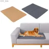 Autres fournitures pour chiens Tapis de pipi Lavable Tapis de couche pour animaux de compagnie Tapis de couche imperméable réutilisable Absorbant d'urine facile à sécher Environnement Housse de siège de voiture YQ240227