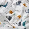 Coperte per bambini 6 strati di garza di cotone traspirante avvolgente per neonati morbido assorbente nato asciugamano da bagno fasciatoio