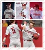 Custom WSU Baseball Jersey Stitched William Sierra Kolby Kmetko Owen Leonard Matt Erickson Keith Jones Washington State Cougars Jerseys