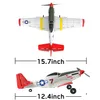 Electric/Rc Aircraft P51D Rc Airplane One-Key Aerobatic 4-Ch Plane Rtf Mustang W/Xpilot Stabilization System 761-5 Drop Delivery Toy Dhye7