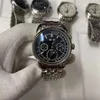 U1 AAA Super komplikacja zegarek 5270G Automatyczny zegarek mechaniczny Księżyc Skomplikowana srebrna pokrętła Perpetual Calendar Watches Czarne skórzane zegarek J763