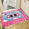 Bath Mats Musical Tape Welcome Mat House Indoor Soft Doormats Non-slip Home Entrance Floor Door Carpet Washable Bathroom Bedroom Decor Rug