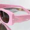 Rechteckige Sonnenbrille 40245 Rosa/Dunkelgrau Cat Eye Damen Luxusbrille Shades Designer UV400 Brillen