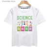 Herren T-Shirts Chemie Sweatshirt Lustige Wissenschaft Weihnachtsbaum Junge Mädchen Einzigartige T-Shirts für Männer Tops T-Shirts Lustige Neuankömmlinge Grafik Lässig T240227