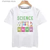 T-shirt da uomo Chemistries Felpa Divertente Scienza Albero di Natale Boy Girl Magliette uniche per uomo Tops Tees Divertente Nuovo arrivo grafica Casual T240227