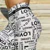 Leggings Marca Donne sexy Legging foglia Stampa Leggins fitness Moda Slim legins Leggings a vita alta Pantaloni donna