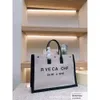 crossbody bag beach rive gauche Spring summer Tote Large Capacity Bag Canvas Bag Handheld Commuting Briefcase 048Q