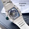 Lastest Wrist Watches Womens Wristwatch RM Watch Mens Series Rm030 White Ceramic/titanium Metal Fashion Sports Automatic Mechanical Male Watch Le Mans Limited