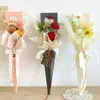 51020 pezzi palmare singola rosa garofano fiore regalo bouquet confezione buste decorazione di nozze confezionamento festa della mamma 240226