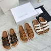 Emed Triomphes Slippers Clea Gladiator Sandals Women's Flats Platform Dad Mules Fashion Designer Summer Strappy Slides Slingback Casual Beach Shoes