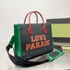 Graffiti Tote Bag Designer Crossbody Bag Women Handbag Totes Purse Coated Leather Colour Letters Detachable Canvas Strap Fashion L240a