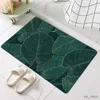 Bath Mats Bathroom Mat Non-slip Bath Doormat Floor Mats Leaves Patterned Indoor Carpet Suitable For Bathroom Kitchen Bathhouses Home Decor