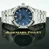 人気のリストウォッチコレクション腕時計APウォッチメンズウォッチロイヤルオークシリーズ15500st精度スチールブループレート41mm自動機械ビジネスレジ