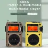 Radio KDKA700/701 radio Portable am fm récepteur Radio bidirectionnel TF caixa desombluetoothhaut-parleur stéréominipower bank walkman