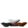 American Minimalist Curled Edge Ceramic Flower Ware, Nordic Modern Home, 거실, 장식 캐비닛, 창조적 인 수공예 장신구